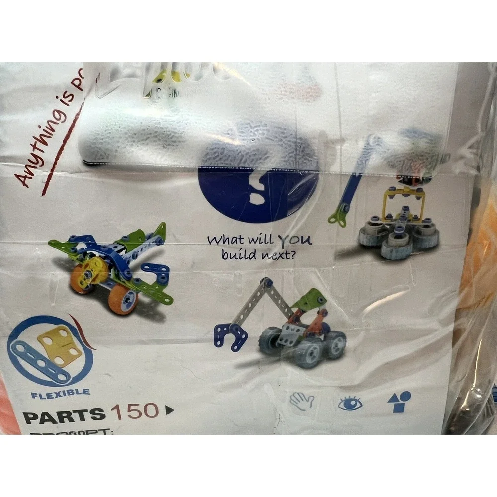 150 Parts Engineer JR/Build &‎ Play bag full of 132  two sets Total Piece's 272*